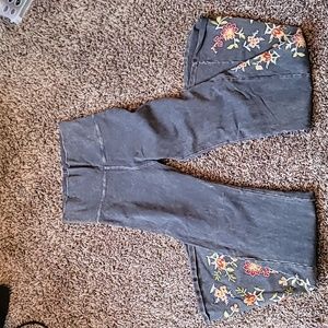 Embroidered Bell Bottoms